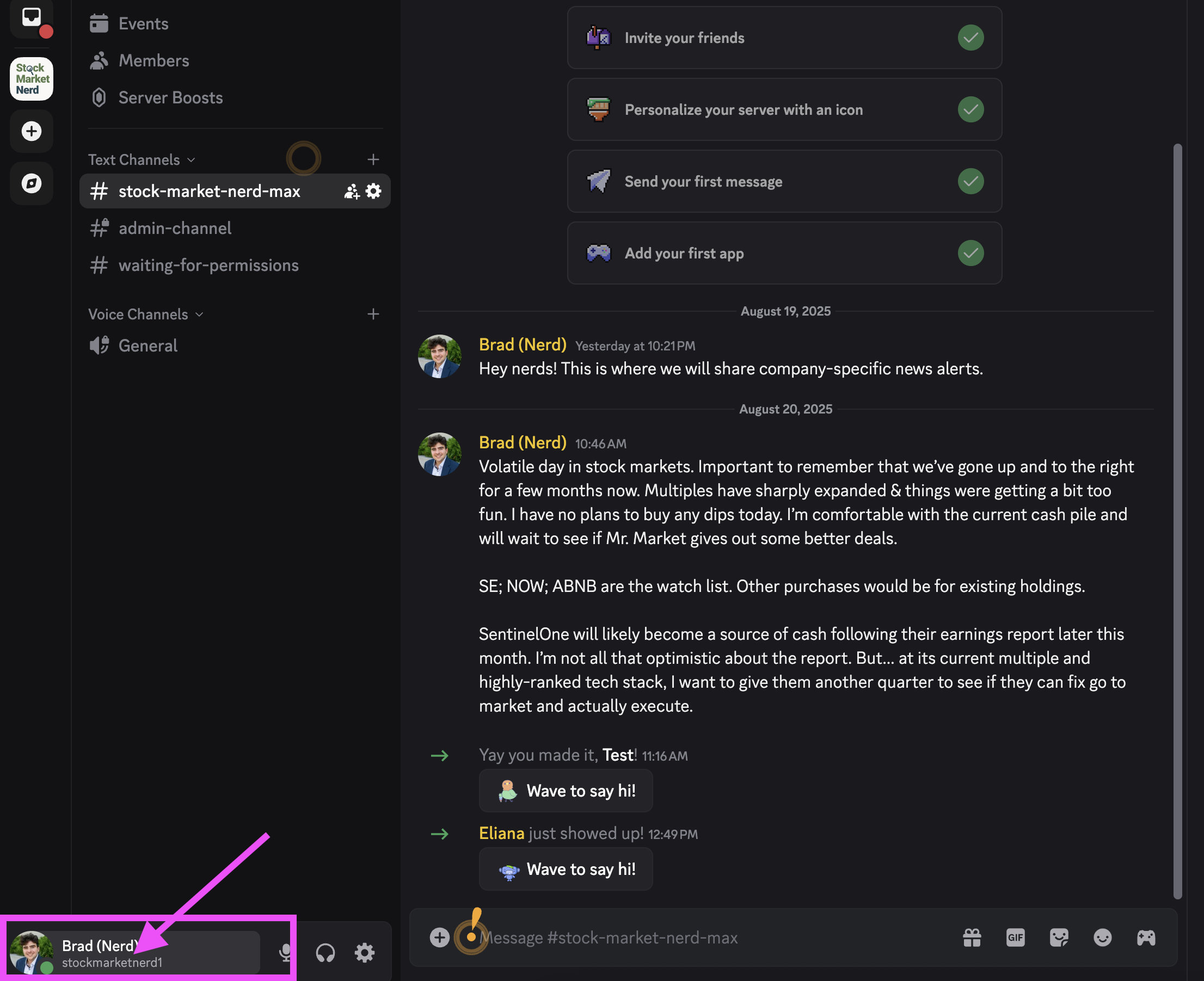 Discord Room Sign-Up Instructions