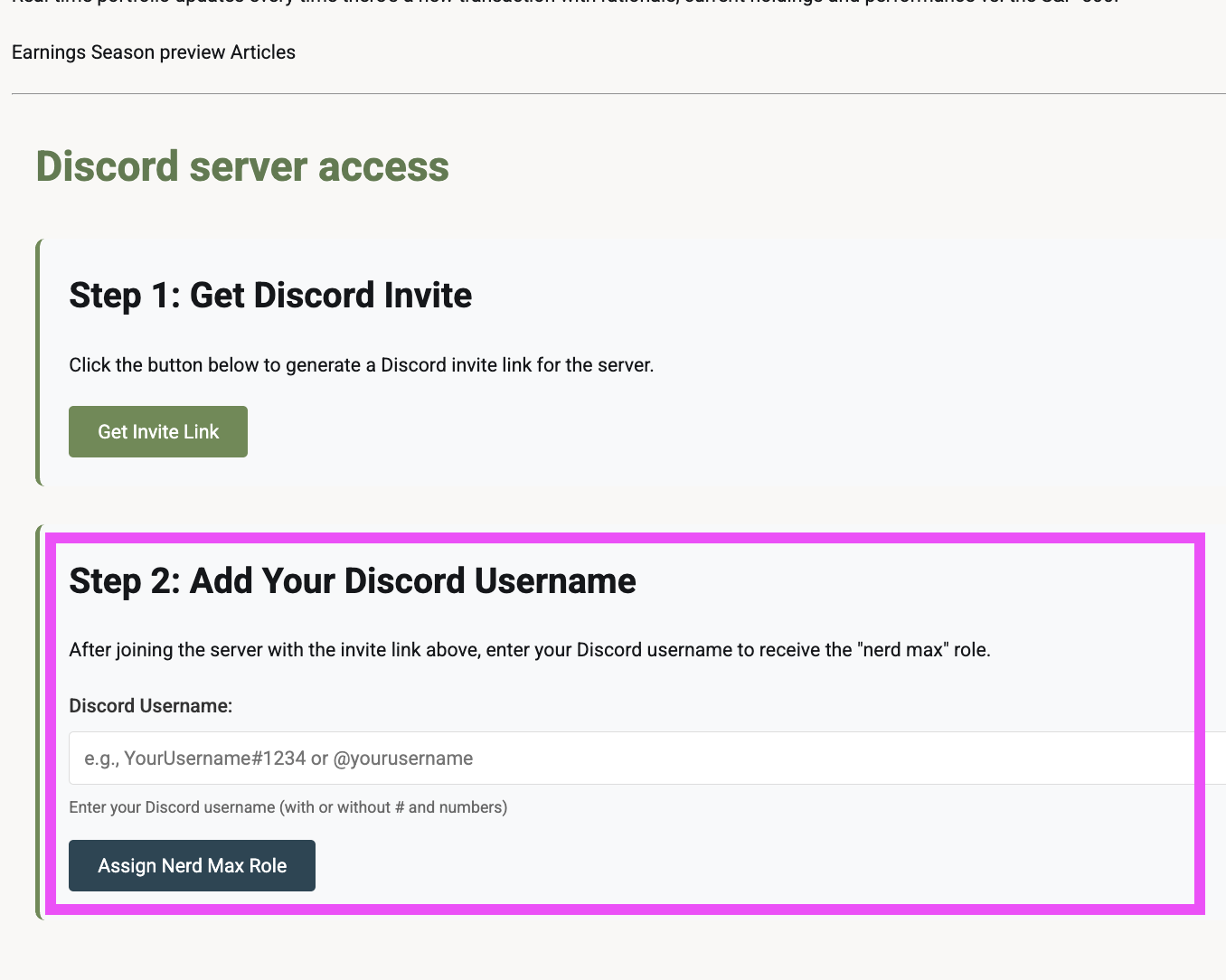 Discord Room Sign-Up Instructions